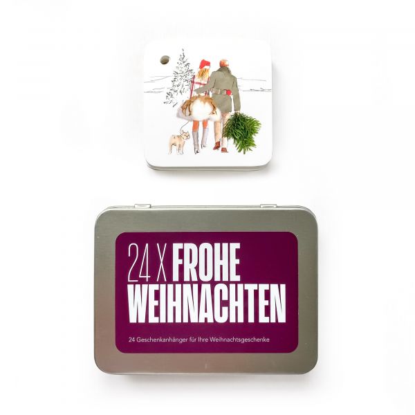 Lütteblüten Geschenkanhänger Weihnachten Adventskalender